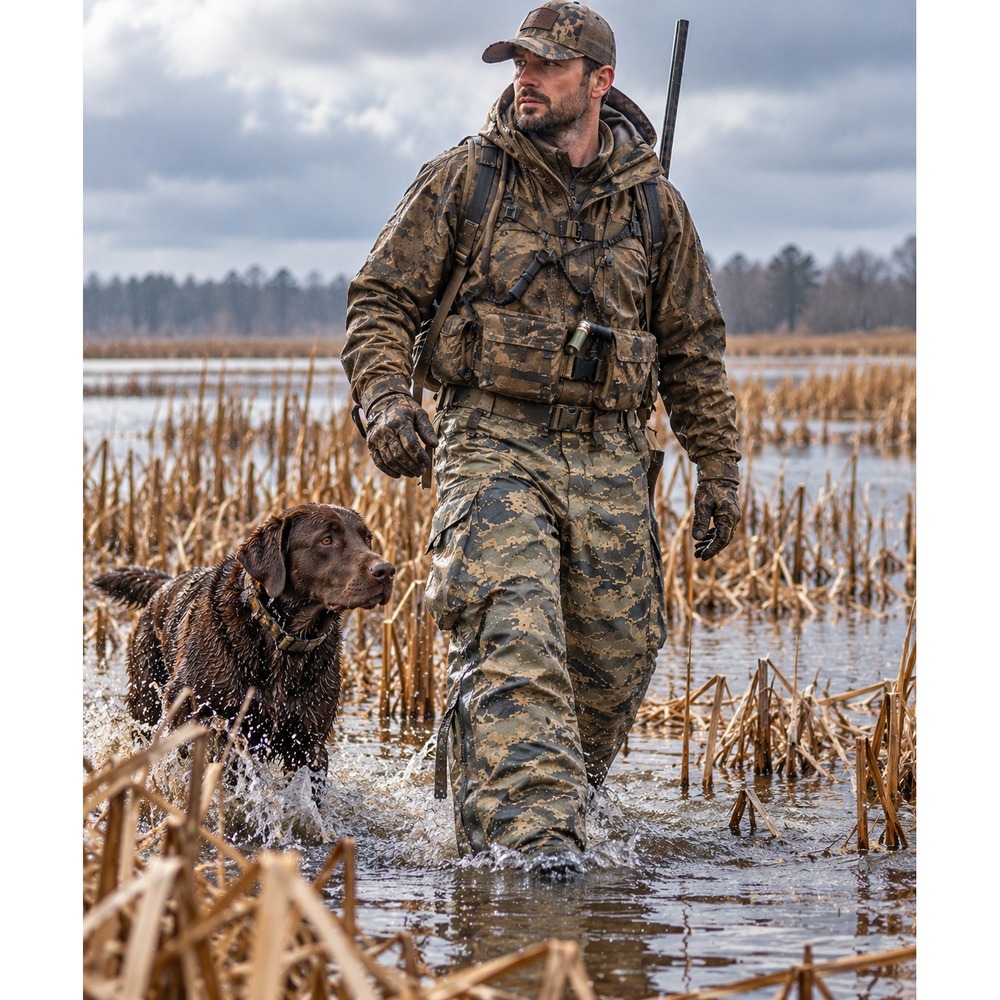 USAF ABU Tiger Stripe Men's Large Short Camo Gore-Tex Trousers Pants APECS NWT